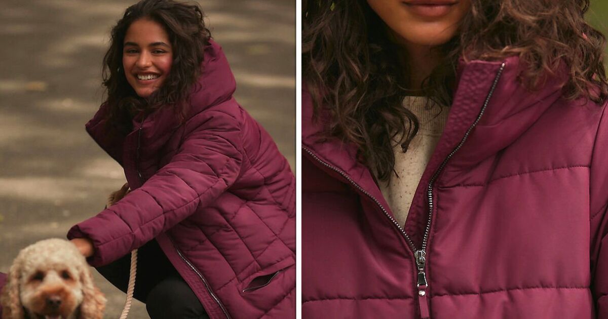 Next’s ‘autumn must-have’ shower resistant coat is back in burgundy