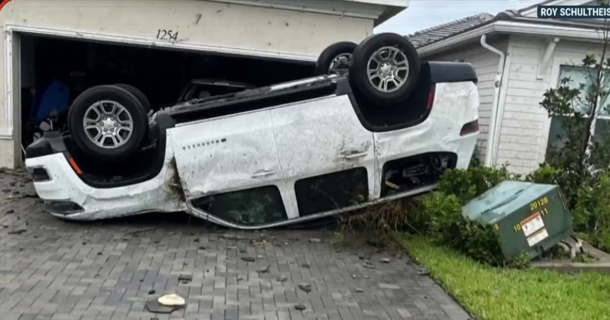 Florida resident describes extent of home damage from Hurricane Milton