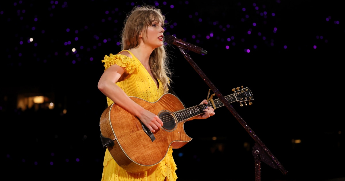 Texas man says he smashed Taylor Swift-signed guitar he bid $4,000 on at auction as ‘a joke’