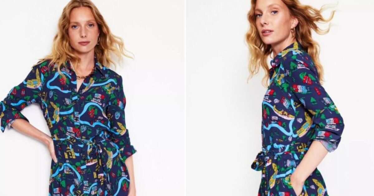 Boden ‘best-selling’ £125 shirt dress is now 50% off in the sale