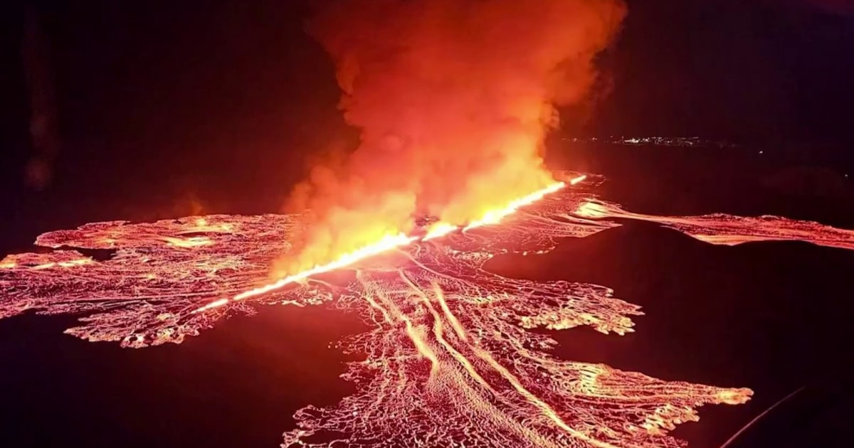 Iceland volcano erupts for the seventh time this year