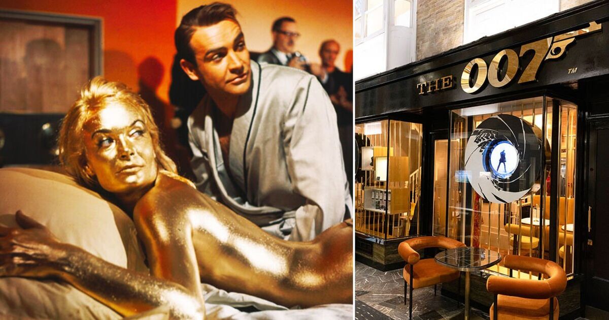 James Bond Goldfinger movie props on display for free at 007 bar for limited time only | Films | Entertainment