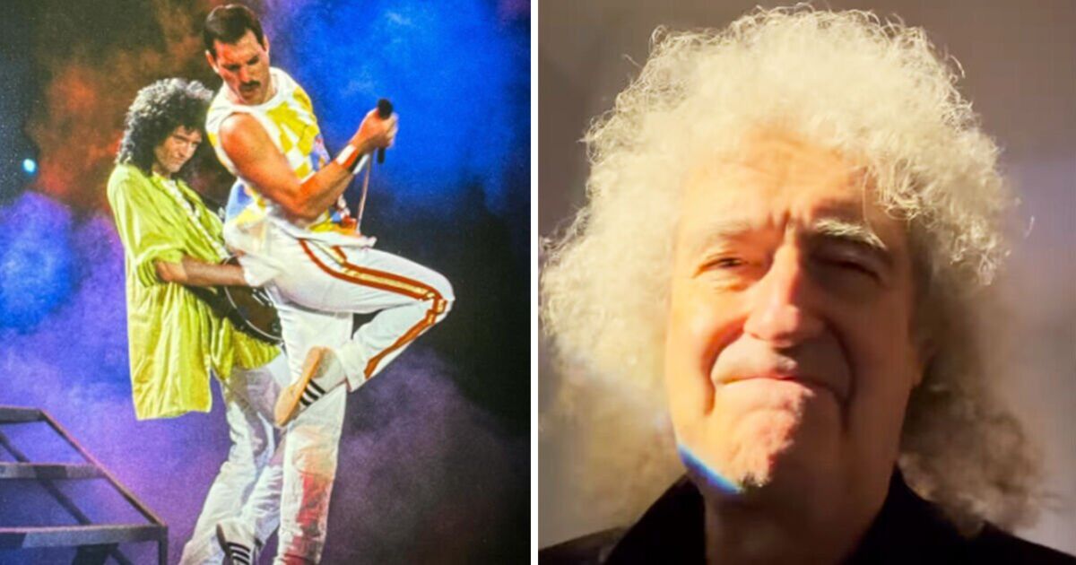 Brian May visits Freddie Mercury Queen final tour exhibition: ‘Good memories’ | Music | Entertainment