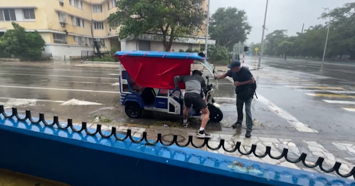 Cuba’s power grid goes down as Hurricane Rafael hits the island