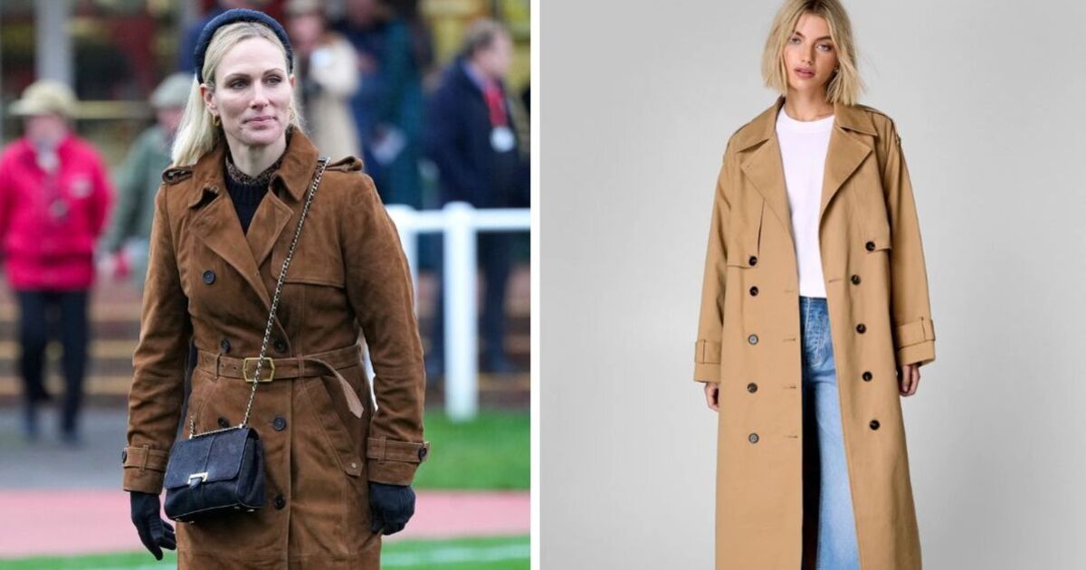 Buy similar to Zara Tindall’s £625 designer coat for just £19 at Debenhams | Royal | News