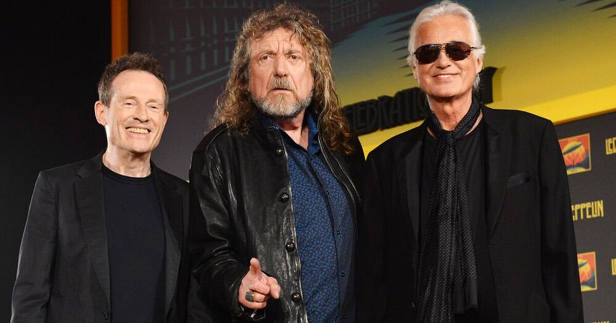 Led Zeppelin’s Robert Plant, Jimmy Page, John Paul Jones reunite in epic first | Films | Entertainment