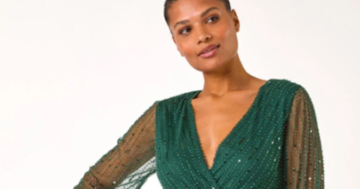 Roman’s ‘classy’ embellished dress is perfect for New Year’s Eve