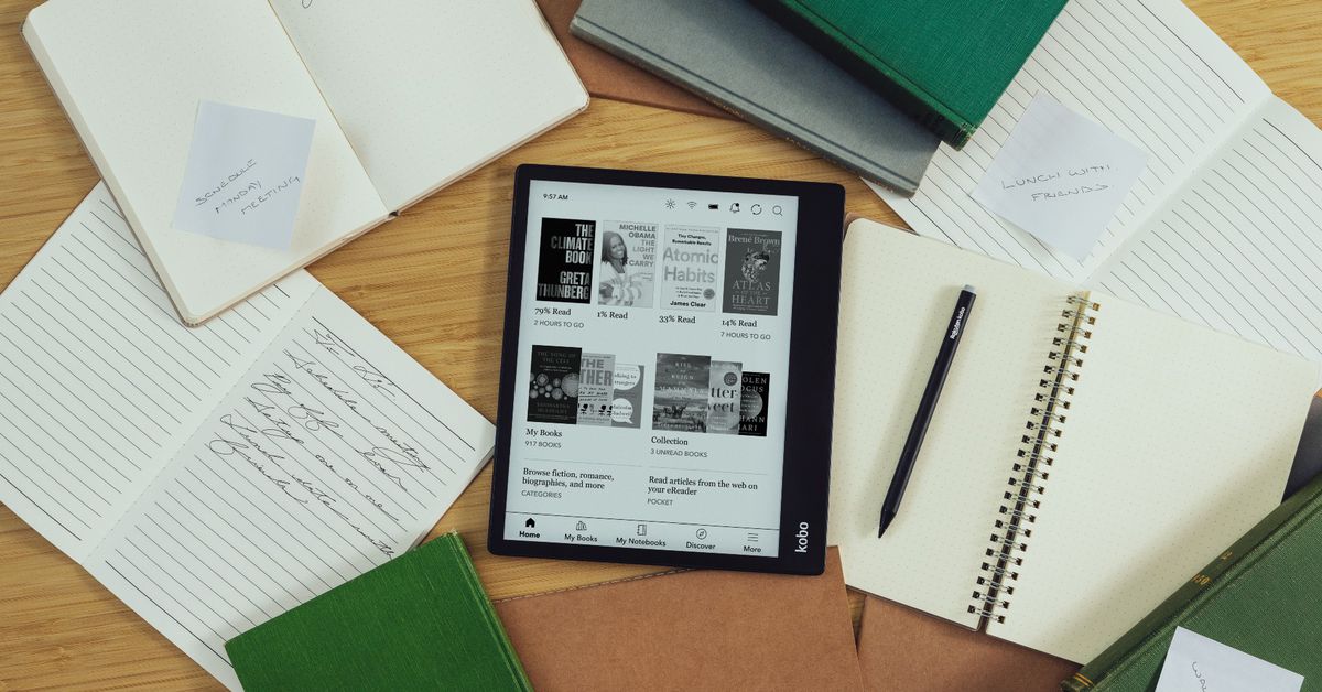 Kobo’s Elipsa 2E, an excellent e-reader for taking notes, is down to its best price