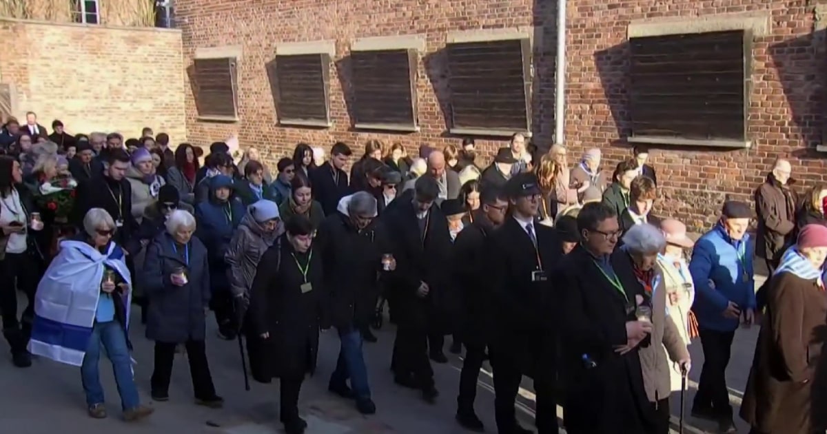 Auschwitz survivors return 80 years after liberation