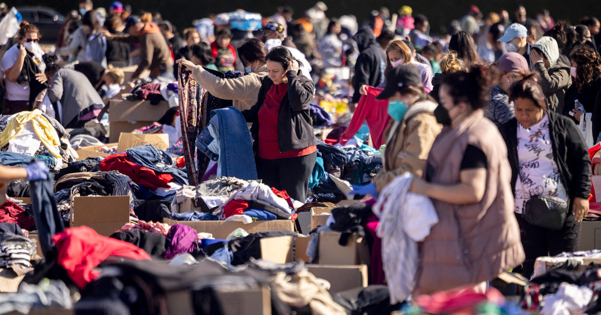 Los Angeles community steps up to try to give wildfire victims a sense of ‘normalcy’