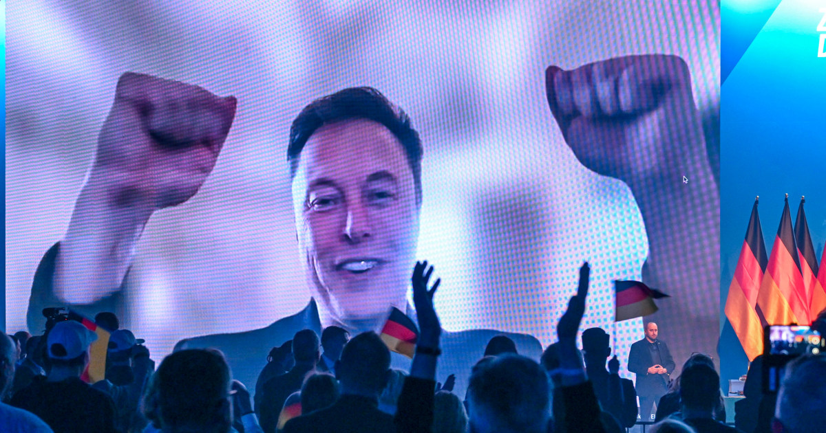 Elon Musk tells German crowd to be proud and move beyond the ‘sins of their parents’ during video appearance at far right event