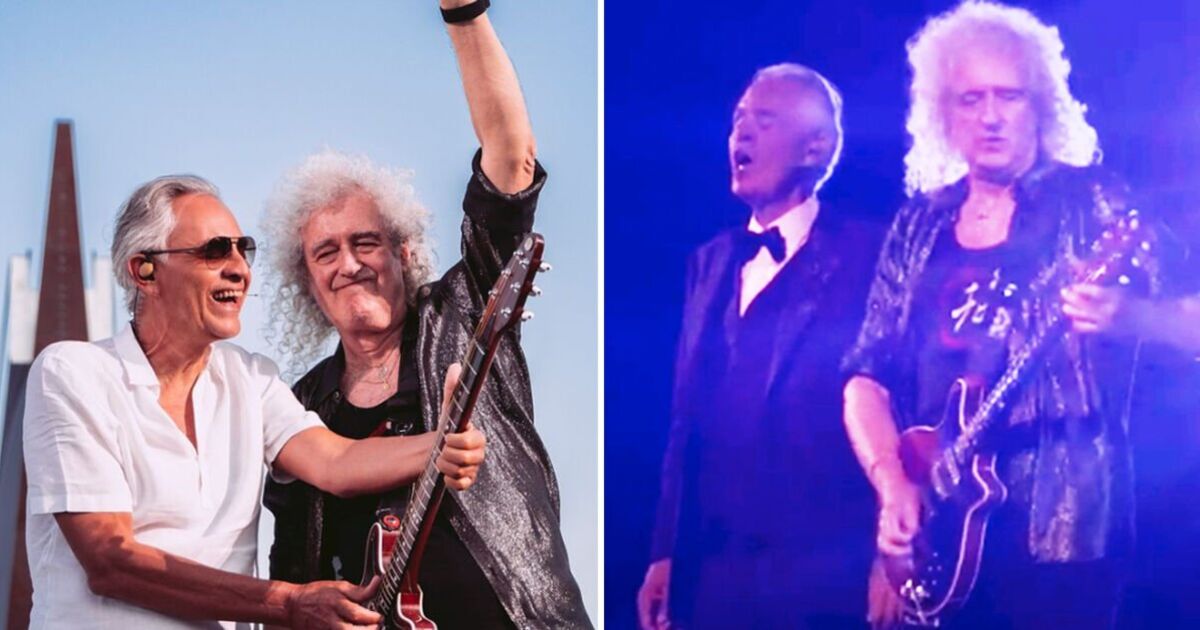 Brian May posts video of his epic duet with Andrea Bocelli performing Queen song | Music | Entertainment