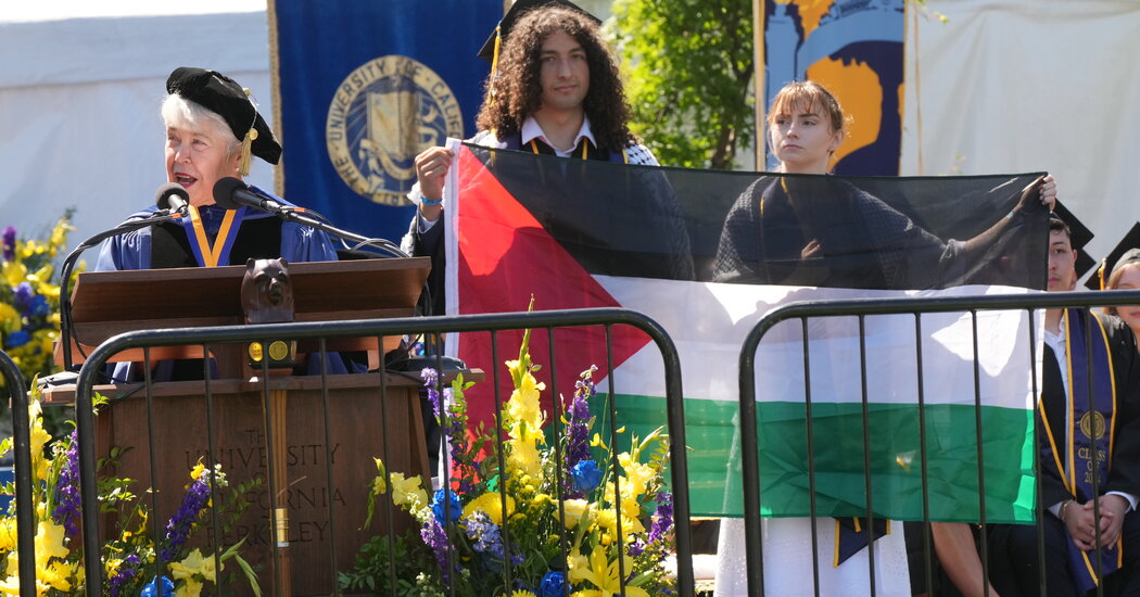 U.C. Berkeley’s Leader, a Free Speech Champion, Has Advice for Today’s Students: Tone It Down