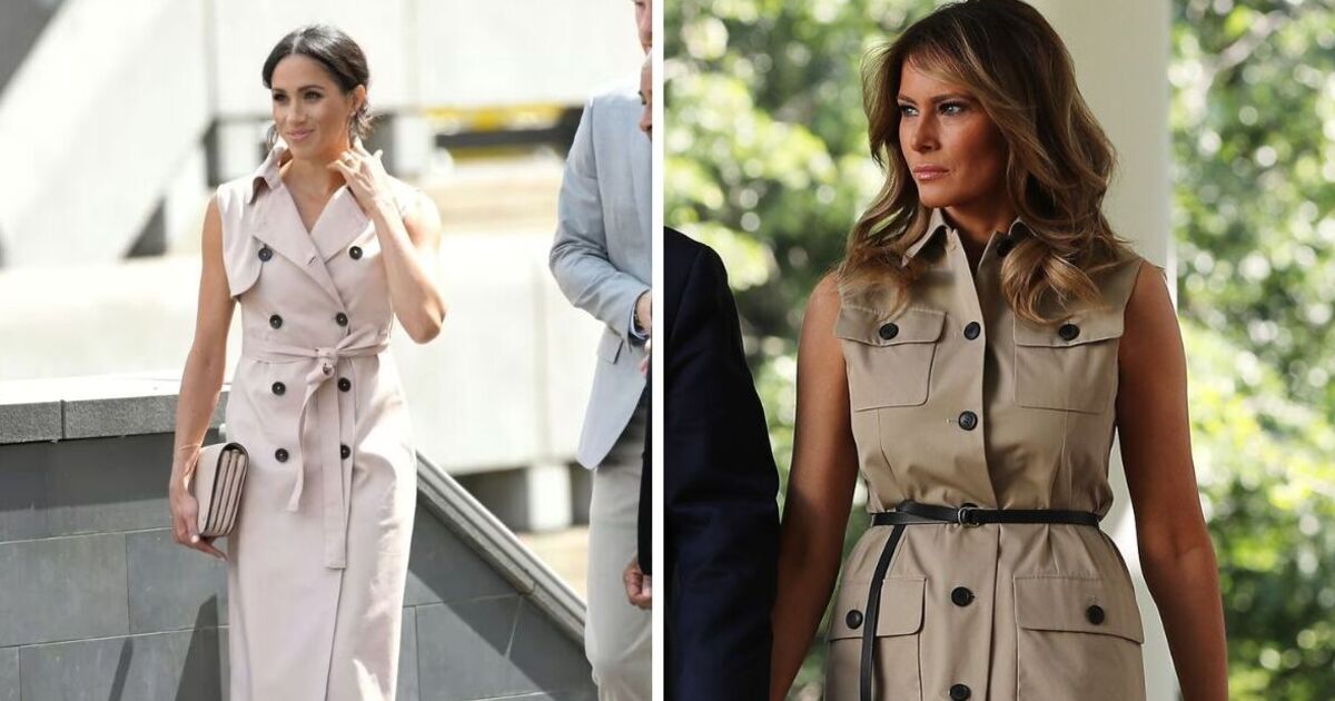 Melania Trump copies Meghan Markle’s style – recreate their designer look at M&S for £75 | Royal | News