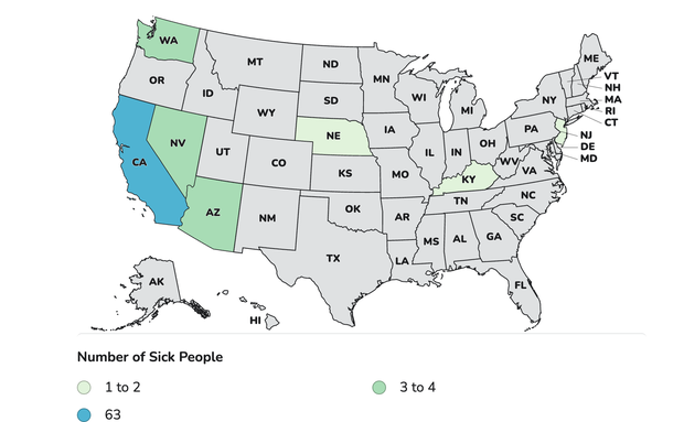 Salmonella outbreak tied to eggs makes dozens sick across 7 states in the West and Midwest