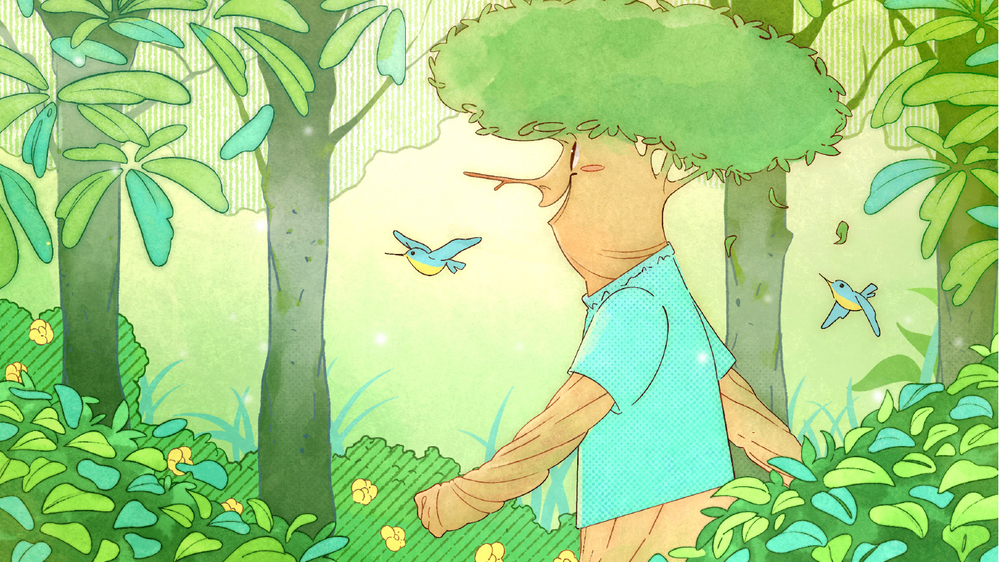 Trees can’t get up and walk away, but forests can