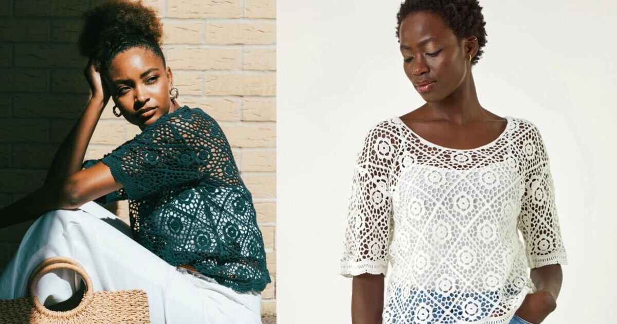 Roman’s summer crochet top ‘covers arms without compromising style’
