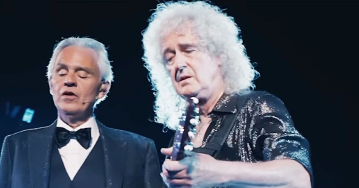 Andrea Bocelli and Brian May perform live Queen duet as full footage released | Music | Entertainment